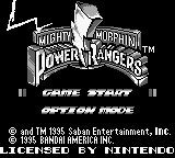 Mighty Morphin Power Rangers screenshot 3 for GameBoy
